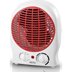 Camry CR7706R ventilatorkachel, 1000 W, rood, wit