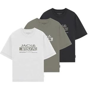 Jack & Jones - Jcostance - T-shirt - Wit - 3Pk - Korte Mouwen