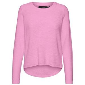 VERO MODA VMNUEVOCHARITY LS O-Neck Pullover ENT, bonbon, S