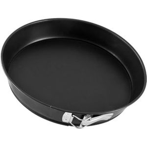 Zenker 6530 conische springvorm 32 cm zwart metallic, bakvorm platte bodem, taartvorm met hoge kwaliteit anti-aanbaklaag, (kleur: zwart), aantal: 1 stuk