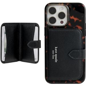 Kate Spade New York Morgan Magnetische Telefoon Portemonnee/Kaarthouder - Compatibel met MagSafe Portemonnee - Zwart
