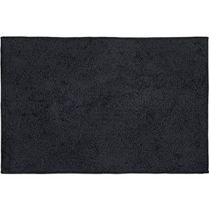 Badmat ONO, badmat van 100% katoen met 10 mm poolhoogte voor een aangenaam zacht loopgevoel, achterkant antislip verwerkt, wasbaar tot 40 °C (b x d): 50 x 80 cm, leigrijs