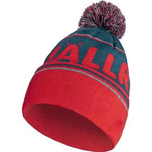 FJÄLLRÄVEN Pom Hat Cap, Storm/True Rood, one size
