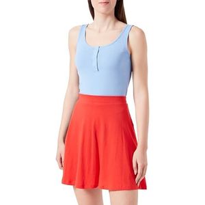 ONLY Onlmay Life Skater Skirt JRS Skaterrok voor dames, flame scarlet, XS