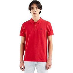 Levi's heren T-Shirt Housemark Polo, Crimson, S