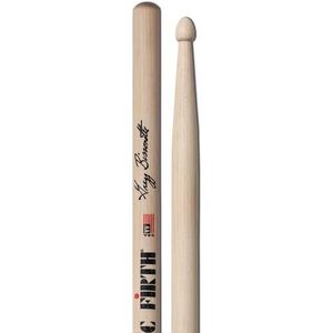 Vic Firth Signature Series Drumsticks - Gregg Bissonette - American Hickory - Wood Tip