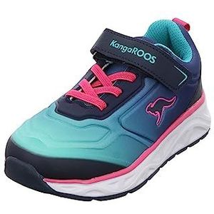 KangaROOS K-OK Airos EV Sneakers voor dames, marineblauw/daisy roze, 37 EU, Navy Daisy Pink, 37 EU