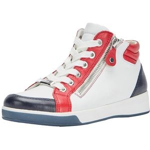 ARA ROM Sneakers voor dames, blauw, wit, vlam, 36 EU, Blauw wit vlam, 36 EU