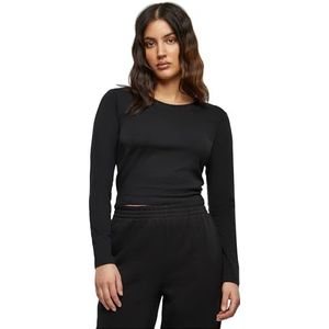 Build Your Brand T-shirt voor dames, zwart, S