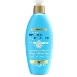 OGX Arganolie van Marokko, temmende glanscrème tegen pluizend haar, 177 ml