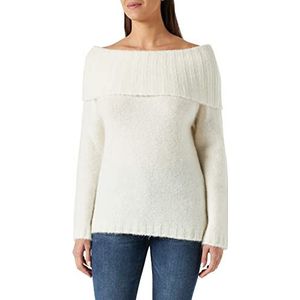 Sisley Womens L/S 102VM200K Sweater, White 600, M