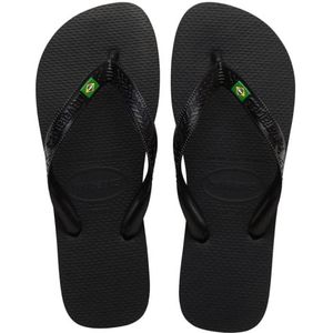 Havaianas Brasil voetspreider voor dames en heren, turquoise, zwart (zwart), 7-8 D(M) US / 39-40 BR