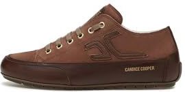 Candice Cooper Rock CC Tamponato Calf/Velvet Suede Dark Brown, veterschoenen voor dames, 34 EU, donkerbruin, 34 EU