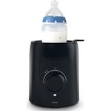 Alecto BW600 Flessenverwarmer voor babyflessen, babyvoedingsverwarmer en BPA-vrije flesverwarmer, babyvoedingwarmer - zwart