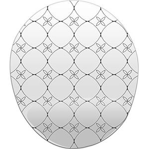 Bonamaison, Ergonomische muismat met polssteun, digitaal bedrukte muismat tegen schede problemen, antislip onderkant, voor kantoor en thuis, afmetingen: 20 x 23 cm