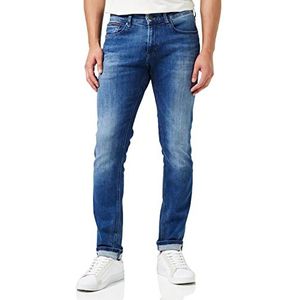 Tommy Hilfiger Scanton Slim Dyjmb Jeans voor heren, Dynamic Jacob Mid Blauw Stretch, 28W / 36L