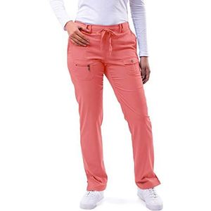 Adar Pro schrobben Voor Dames - broodmager Been Yoga schrobben Broek - P4100 - Vervoering Rose - XS