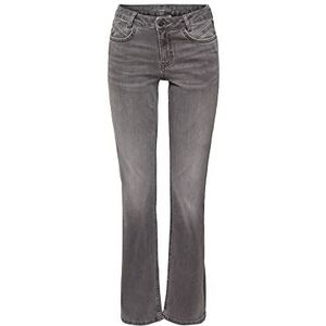 Esprit Collection Mid-Rise-stretchjeans met bootcut, 922/Grey Medium Wash, 28