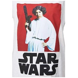 Recovered Women's Star Wars Princess Leia Photography Ecru Womens Boyfriend by S T-shirt, S, ecru, S