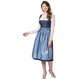 Stockerpoint - Rechte Hals - Carnavalsjurk - Blauw