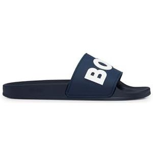 BOSS Heren Kirk rblg_N Slide, Dark Blue, 35 EU, donkerblauw, 35 EU