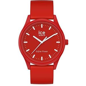 Ice-Watch - ICE solar power Red sea - Rood unisekshorloge met siliconen armband - 017765 (Maat M)