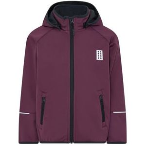 LWSKY 764 - SOFTSHELL JACKET, bordeaux, 122 cm