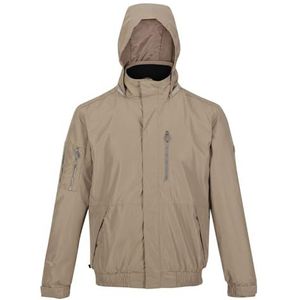 Feelding Heren ISOTEX waterdicht, ademend, stretch, jack. Met DWR-stof, zakken en getapete naden. Geschikt om te wandelen.