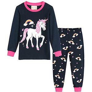 CM-Kid - Pigiami - Pyjama-set - Donkerblauw - Voor Baby's en Meisjes - 3 Jaren