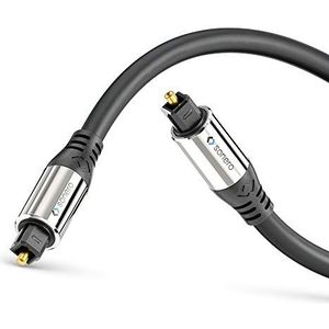 sonero® Premium Toslink-optische kabel, vergulde contacten, zwart, 20,0 m