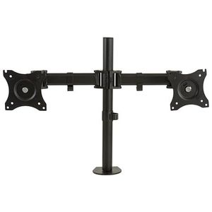 Link Accessori LKBR07 68,6 cm (27 inch) klem/bouten zwart - houder voor platte beeldscherm voor bureau (klem/bouten, 16 kg, 33 cm (13 inch), 68,6 cm (27 inch), 100 x 100 mm, zwart)