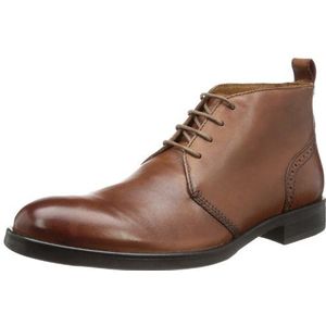Tommy Hilfiger Aaron 9A Chukka laarzen voor heren, Marron Braun Winter Cognac 906, 41 EU