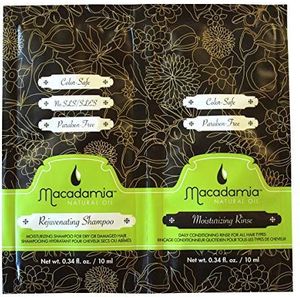 MACADAMIA - NATURAL OIL Duo Rejuvenating Shampoo/Moisture Rinse Spoel, 10 ml, uniek, standaard