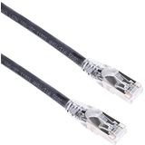 RS PRO Ethernetkabel Cat.6a, 10m, zwarte patchkabel, A RJ45 S/FTP stekker, B RJ45, LSZH