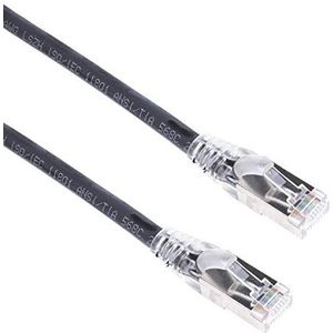 RS PRO Ethernetkabel Cat.6a, 10m, zwarte patchkabel, A RJ45 S/FTP stekker, B RJ45, LSZH