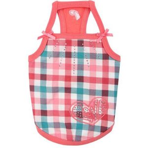 Romance T-shirt voor honden, oranje, S