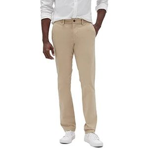 Gap Heren V-Essential Kaki Slim Fit Khakibroek, iconische kaki, 32W / 30L