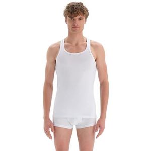 Dagi Men's Sports Cotton Tanktop, Wit, 2XL, wit, XXL