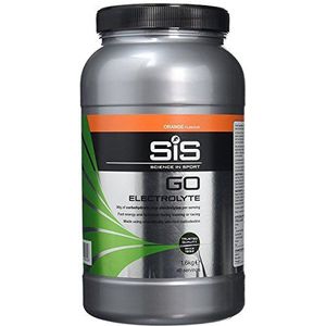 SiS GO Elektrolyt-Energiegetränk-Pulver, Isotonische Schnelle Zufuhr von Kohlenhydraten und Elektrolyten mit Oranje Geschmack, Vegan, Glutenfreie - 1,6kg, 40 Portionen