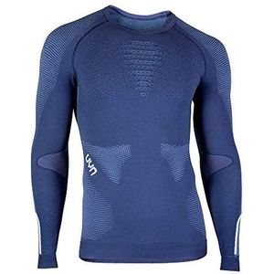 Ondershirt UYN Men Ambityon Long Sleeves Deep Blue Avio White 