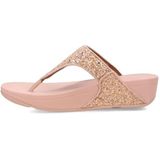 Fitflop Lulu Glitter teenslippers voor dames, Roségoud, 40 EU