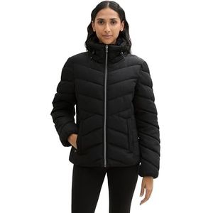 TOM TAILOR - 1042909 - Winterjas - Deep Black - Korte Gewatteerde Jas
