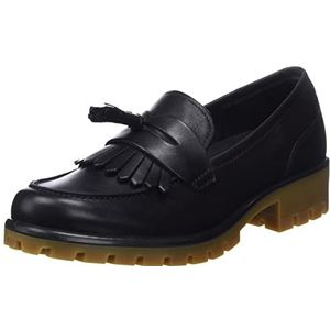 ECCO Modtray W Loafer voor dames, zwart, 41 EU