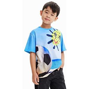 Desigual jongensshirt, blauw, 4 Jaar