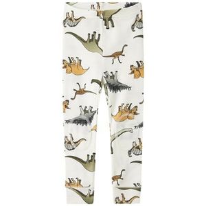 NAME IT Nmmwillitus wollen longjohn Noos leggings voor jongens, wit, 98 cm