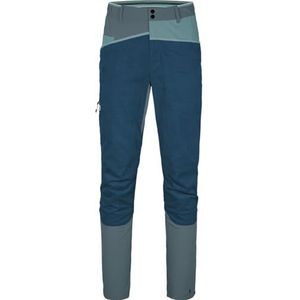 Ortovox - Casale Pants - Klimbroek - Blauw - Katoen/Hennep/Elastaan - Stretch