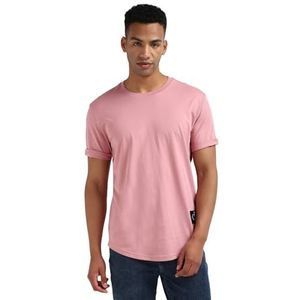 Calvin Klein Heren korte mouwen gebreide tops, paars (Rose Dusk), XXS