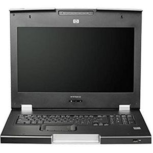 HPE LCD8500 KVM-console - USB - 18.51"" (18.51"" visualiseerbaar) - monteerbaar - 1600 x 1200-187 cd/m² - 700:1-16 ms - zilver - 1U - voor ProLiant DL20 Gen9, DL360p Gen8, DL3 80 Gen9, DL580 Gen9,