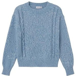 NAME IT NKFOTHEA LS Knit, Windward Blauw, 122/128 cm