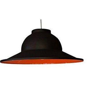 Homemania Hanglamp Metal Black - plafondlamp - wandlamp - zwart, goud van metaal, Ø 57 x 40 cm, 1x E27, Max 100 W